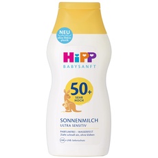 HiPP Babysanft Sonne Sonnenmilch LSF50+, 6er Pack (6 x 200ml)
