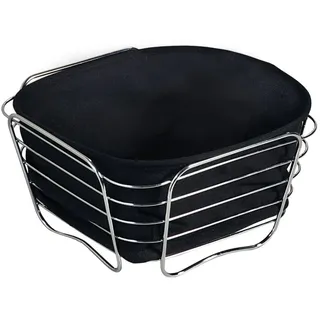 KESPER | Brot- und Obstkorb, Material: Metall, Maße: 21 x 21 x 11 cm, Farbe: Schwarz 90872