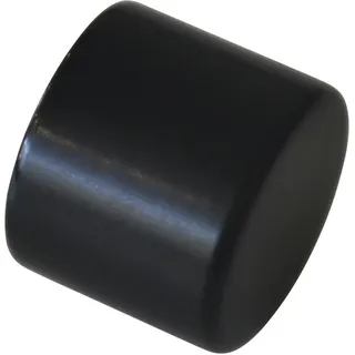 GARDINIA Gardinenstangen-Endstück Chicago 1-läufig Ø 20 mm Schwarz-Matt