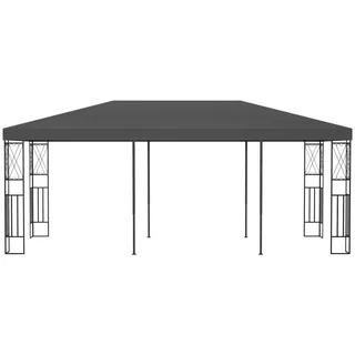 vidaXL Pavillon 3x6 m Anthrazit Stoff - Grau