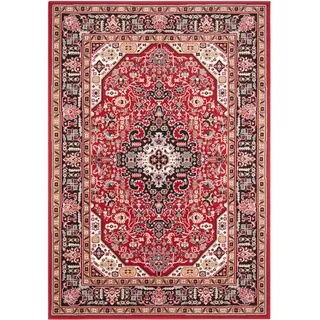 Nouristan Orientalischer Kurzflor Teppich Skazar Isfahan Rot, 200x290 cm