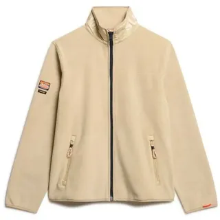 Superdry Active Fleece Reißverschlusspullover - Oatmeal Beige - XL