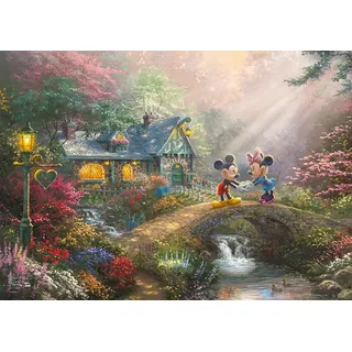 Schmidt Spiele Mickey Minnie 500 Teile Puzzle in Nostalgiedose
