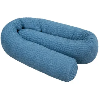 Roba Bettschlange Seashells indigo , Textil , Füllung: Polyester , 170x12 cm , Gots , Schlafen, Babybettausstattung, Babynestchen & Nestchenschlangen