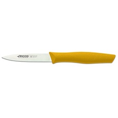 Arcos Serie Nova Box, 36 Stück, Schälmesser, Klinge aus Edelstahl, 85 mm, Griff aus Polypropylen, gelb (36 Stück)