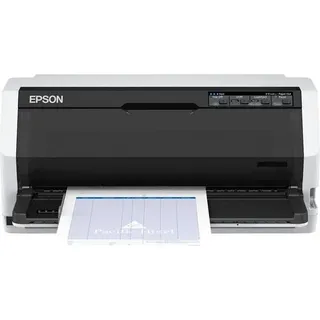 Epson LQ-690II, 487 Zeichen pro Sekunde, 4800 x 1200 DPI, 366 Zeichen pro Sekunde, 121 Zeichen pro Sekunde, 7 Kopien, CODABAR (NW-7), Code 39, Code-128 Codabar Library, EAN128, EAN13, Industrial 2/5, Interleaved 2/5,... - Schwarz, Weiß