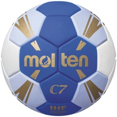 Bild von Handball blau/weiß/gold