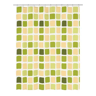 KLEINE WOLKE Duschvorhang Sonny 180 x 200 cm grün