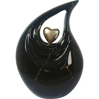 XXL Teardrop Urne 3,5 Liter aus Aluminium - Elegante Dekorationsurne für Menschliche und Tierasche