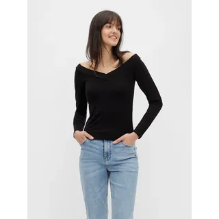 Pieces Pcmaliva Ls Off Shoulder V-Neck Top Noos