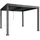 Gartenpavillon 3 x 3 m Grau