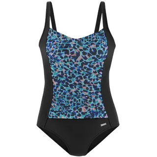 LASCANA Badeanzug Damen türkis-bedruckt Gr.36 Cup B