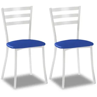 ASTIMESA Esszimmerstuhl, Blau, 39 x 46 x 84 cm
