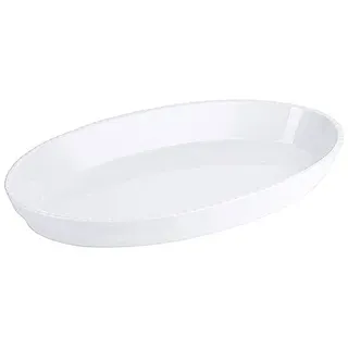 Backform Porzellan weiß : 38 cm Länge Variante: 38 cm Länge