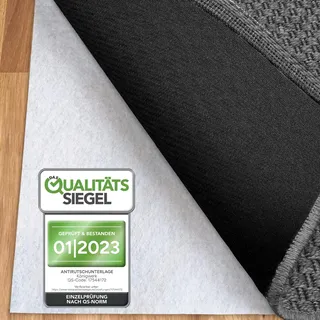 Königwerk Teppich Antirutschunterlage 50 x 80 cm, ohne Weichmacher | Extra sichere Antirutschmatte für Teppiche auf allen Böden. Schützt den Boden und sorgt für festen Halt ohne Weichmacher.