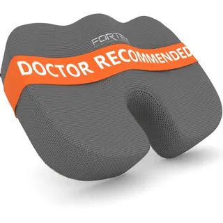 FORTEM Sitzkissen, Sitzpolster, Bürostuhlkissen, Memory-Schaum Schreibtischstuhl Kissen, Rutschfestes Sitzkissen für Gaming, Autositzkissen, Computerstuhlkissen, Waschbarer Bezug