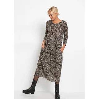 bonprix mit Allover-Leoprint, in Maxi-Länge, leopard braun