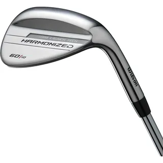 Wilson Wilson HARMONIZED 60 LH Wedge Steel Adulte Unisexe, Argent/Noir, Pas de Taille