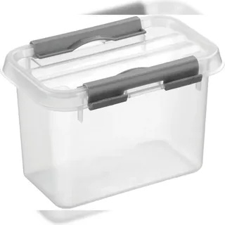 Q-Line Aufbewahrungsbox 15 x 10 x 10,3 cm 12-tlg. transparent