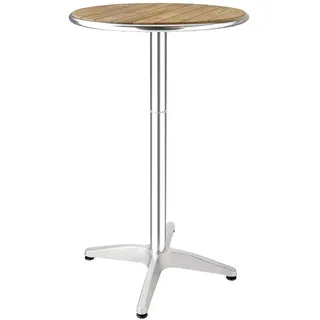 Bolero Runder Stehtisch 60 cm Silber