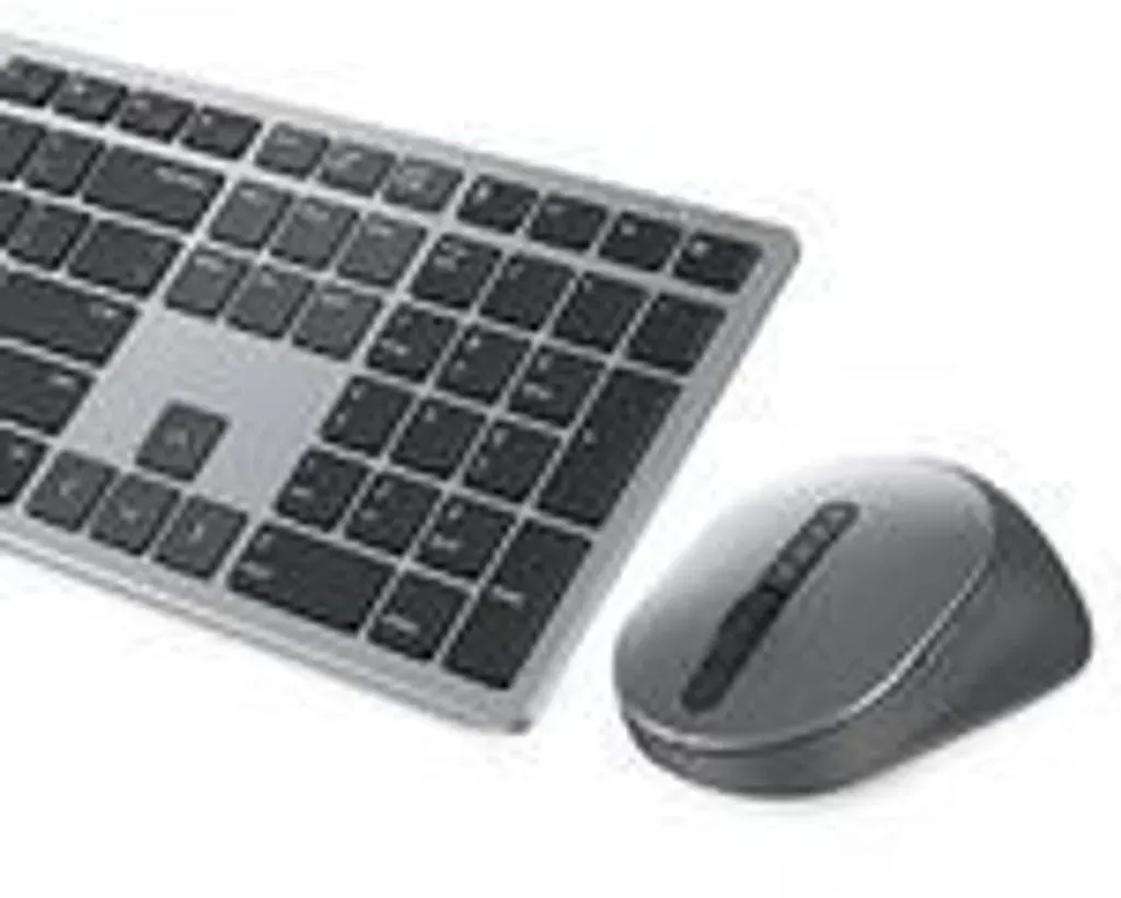 Bild von Premier Multi-Device - Tastatur & Maus Set - Französisch - Grau