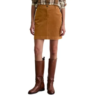 Marc OߴPolo Damen Cordrock mit Stretch-Anteil kurz, Braun (Warm Brown), 34