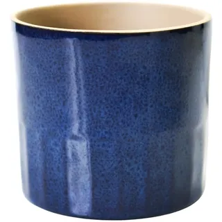 Ivyline Pflanzgefäß, Keramik, Blau, 20 x 17,5 cm (H x T)