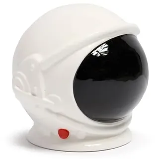 Spardose für Kinder zum Öffnen aus Keramik - Astronaut Helm - Weltraum