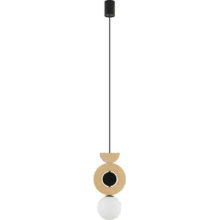 Hängelampe Drops 1 G9 Holz Nowodvorski 11174 - Beige