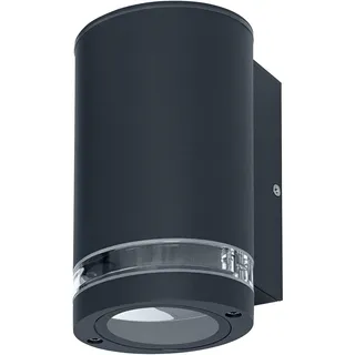 LEDVANCE Außenleuchte Aluminium 16,3 cm GU10 spritzwassergeschützt dunkelgrau