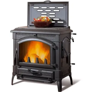 La Nordica-Extraflame Isotta Gusseisen Schwarz