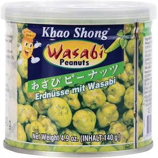 Kreyenhop und Kluge GmbH & Co. KG Khao Shong Erdnüsse Wasabi Snack Kultur für Schärfeerprobte 140g