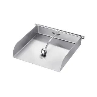 Westmark Serviettenhalter, knickfreie Aufbewahrung, Mit Windschutz, Rostfreier Edelstahl, Silber, 69082260