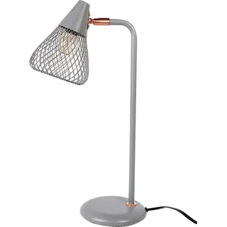 Rabalux 3182 Tischleuchte Fanny, E14, grau-gold, Industriell, 46cm - Grau