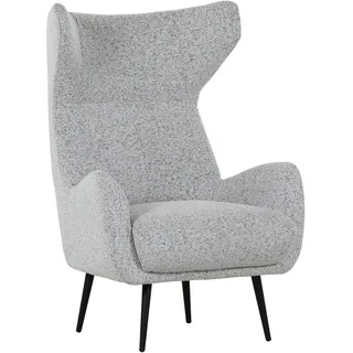 Gutmann Aversa Ohrensessel Metall/schwarz