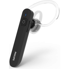 Bild SHB1603/10 - Mono Headset Bluetooth - Kabellos Telefonieren - Weichgel-Ohrstöpsel - Schwarz, 1,6 x 3,6 x 2,2 cm