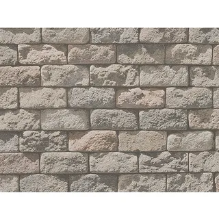 ascreation A.S. Creation Papiertapete Dekora Natur Steine Hellgrau FSC®