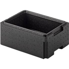 EPP-Isolierbox für Isolierbehälter, 8 l, mit Griffleiste, stapelbar, L 370 x B 270 x H 147 mm, schwarz
