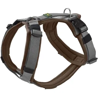 Hunter Maldon UP Hundegeschirr Braun/Grau M