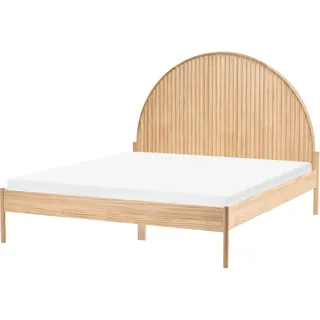 Beliani 160 x 200 cm Braun