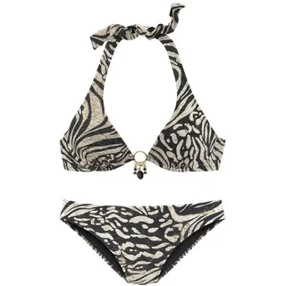 Bruno Banani Bügel-Bikini Damen braun-bedruckt Gr.38 Cup C