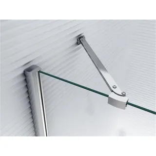 Glaszentrum Hagen Aya Eck-Duschkabine mit Pendeltür 100 x 195 cm Transparent