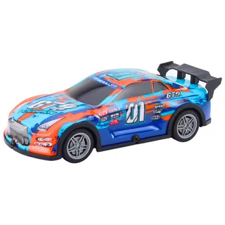Lean Toys Ferngesteuertes Rennauto Leuchtendes Gehäuse Orange Und Türkis