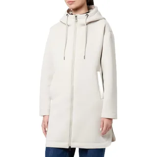 Geox Damen Long+Hood Sweater, Rainy Day, XS EU