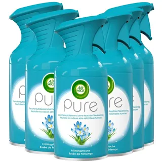 Air Wick Premium-Duftspray PURE Frühlingsfrische (6 x 250ml)