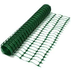True Products B1001A Absperrzaun 5,5 kg 50 m aus Kunststoff-Netz gerollt – grün