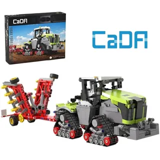 CaDA Bricks 1336 - Claas Xerion 5000 Landmaschine grün/bronze 1:32