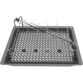 SIEMENS Grillschale "HZ635000", grau, B/H/T: 45,5cm 6cm x 37,5cm, Backbleche, Grillschale