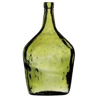 NATURAL LIVING VASE Dame Jeanne 2L Emeraude AUS RECYCELTEM Glas D15,5CM XH25CM