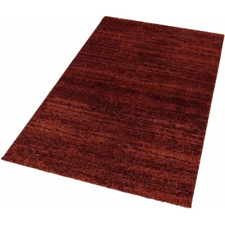 ASTRA Teppich "Samoa Melange" rechteckig 20 mm Höhe hochwertiger Kurzflor, Wohnzimmer, in vielen Farben, rot